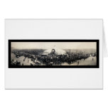 Sarah Bernhardt Tent Chicago Photo 1906 Greeting Card