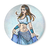 Sarah Blue Bellydancer