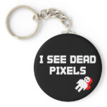 Sarah Marshall Dead Pixels keychains