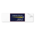 Sarah Palin 2012 bumper stickers