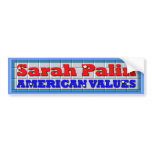 Sarah Palin 2012 bumper stickers