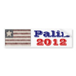 Sarah Palin 2012 Bumper Sticker