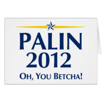 Sarah Palin 2012 Card