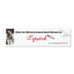 Sarah Palin and a Pit Bull bumper stickers