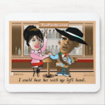 Sarah Palin and Obama Mano a Mano Mousepad
