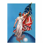 Sarah Palin As A Lady Liberty Figure Sword & Flag photo sculptures