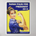 SARAH PALIN FOR PRESIDENT 2012 posters