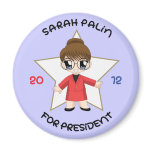 Sarah Palin For President Refrigerator Magnet