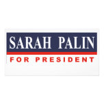 Sarah Palin for President photo cards