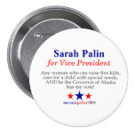 Sarah Palin for Vice President Pins