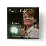 Sarah Palin, Grace, with Grit buttons