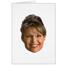 sarah palin head card