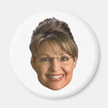 sarah palin head fridge magnet