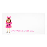 Sarah Palin is a nice lady photo cards