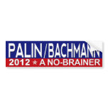 Sarah Palin / Michele Bachmann 2012 bumper stickers