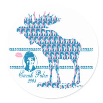 Sarah Palin Moose Stickers