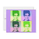 Sarah Palin Pop Art invitations
