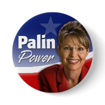 Sarah Palin Power Pinback Button