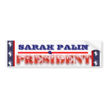 Sarah Palin president 2012 CUSTOMIZE bumper stickers
