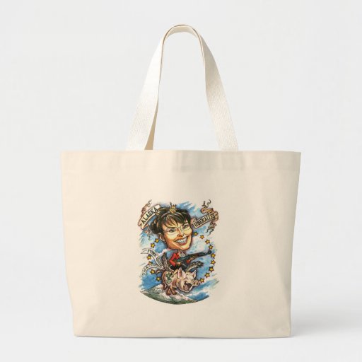 Sarah Palin, Queen of Pork Tote Bag