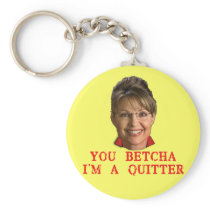 Sarah Palin Quitter T-shirts, Buttons, Mugs Key Chains