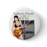 Sarah Palin Rocks Button