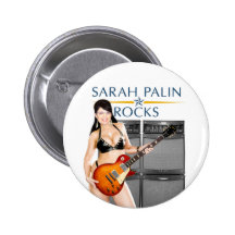 Sarah Palin Rocks Button
