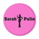 Sarah Palin Round Magnet
