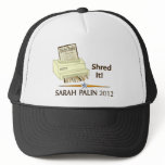 Sarah Palin SHRED THE CONSTITUTION hats