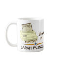 Sarah Palin SHRED THE CONSTITUTION mugs