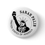 Sarah Palin Statue of Liberty buttons