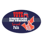 Sarah Palin vote republican stickers