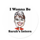 Sarah Palin's Intern stickers