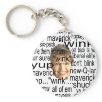 sarah ya betcha keychain