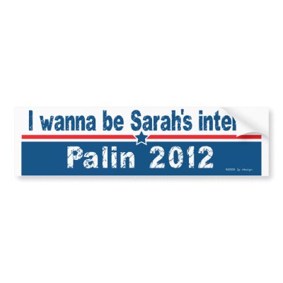 sarahs intern bumper stickers by averageamericanjoe