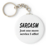 Sarcasm keychains