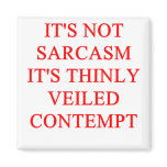 SARCASM FRIDGE MAGNETS