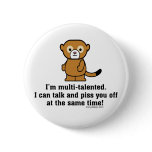 Sarcastic Monkey buttons