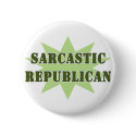 Sarcastic Republican buttons