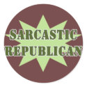 Sarcastic Republican stickers