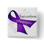 Sarcoidosis Awareness Ribbon buttons