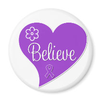 Sarcoidosis Believe Heart Refrigerator Magnets