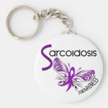 Sarcoidosis BUTTERFLY 3.1 Key Chain