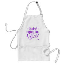 Sarcoidosis Fight Like A Girl Ornate Apron