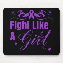 Sarcoidosis Fight Like A Girl Ornate Mousepads