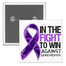 Sarcoidosis - Fight To Win Pinback Button