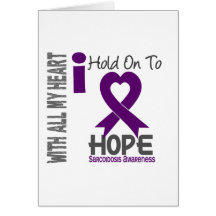 Sarcoidosis I Hold On To Hope Greeting Card
