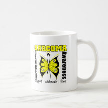 Sarcoma Awareness Butterfly Coffee Mugs