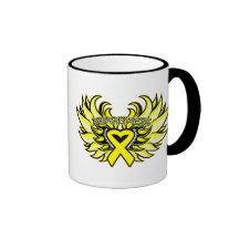 Sarcoma Awareness Heart Wings.png Coffee Mug