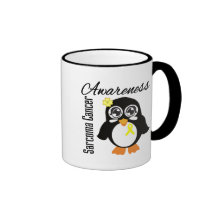 Sarcoma Cancer Awareness Penguin Coffee Mug
